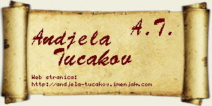 Anđela Tucakov vizit kartica